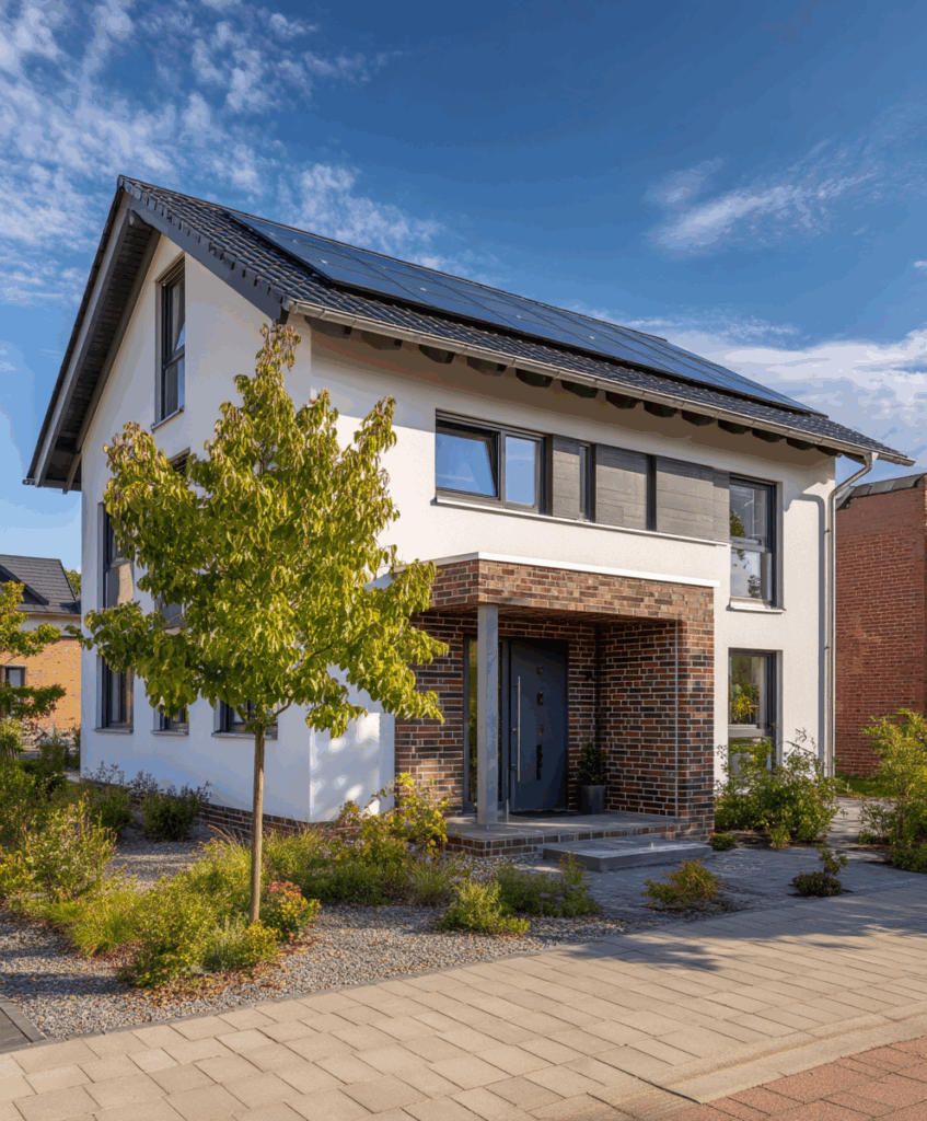 Energieeffizientes Einfamilienhaus nach einer Energieberatung