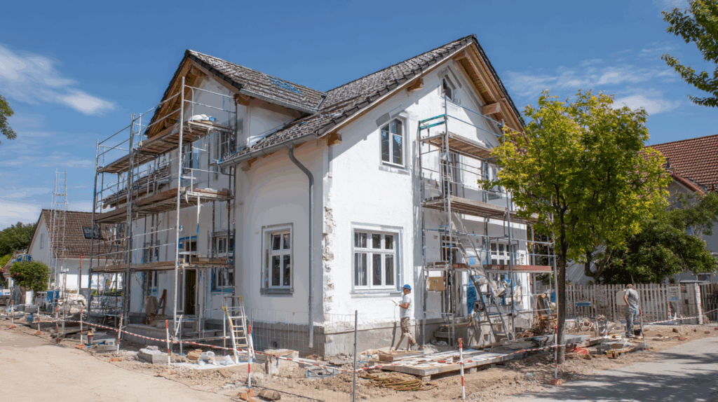 Ingenieurleistungen an einem Haus was sich in der Sanierung befindet